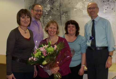 Sue with the current members of the ImPACT group